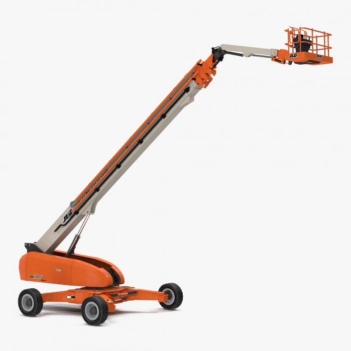 Telescopic Boom Lift JLG 1850 sj Rigged 3D model